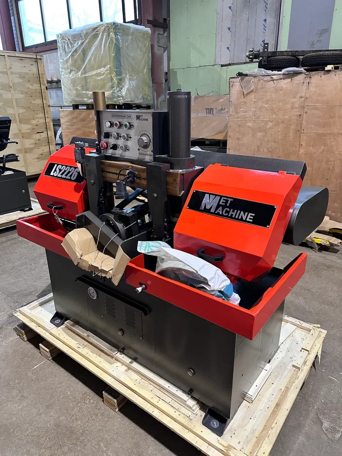 MetMachine LS2226 полуавтоматический ленточнопильный станок 