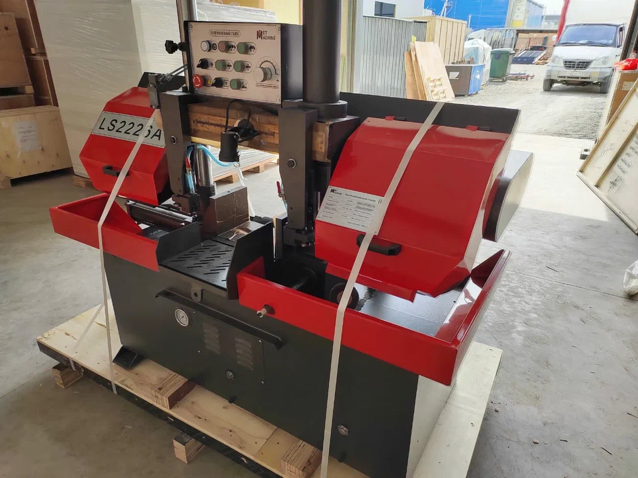 MetMachine LS2226 полуавтоматический ленточнопильный станок 