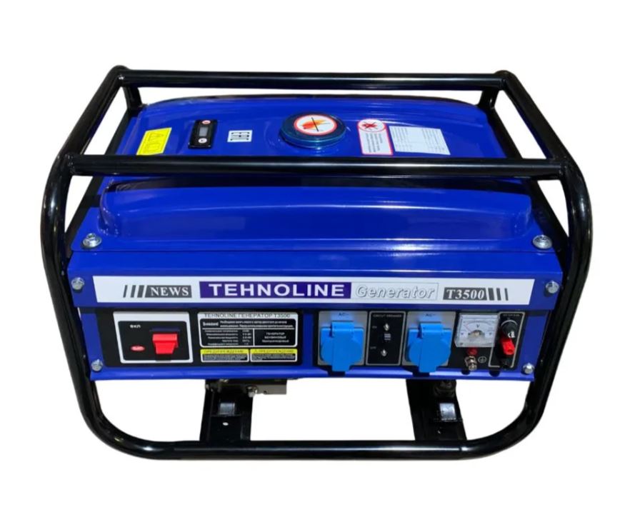 Генератор Tehnoline T3800 (3/3,3 кВт ручн.старт, алюм обмотка, ротор 12 см)