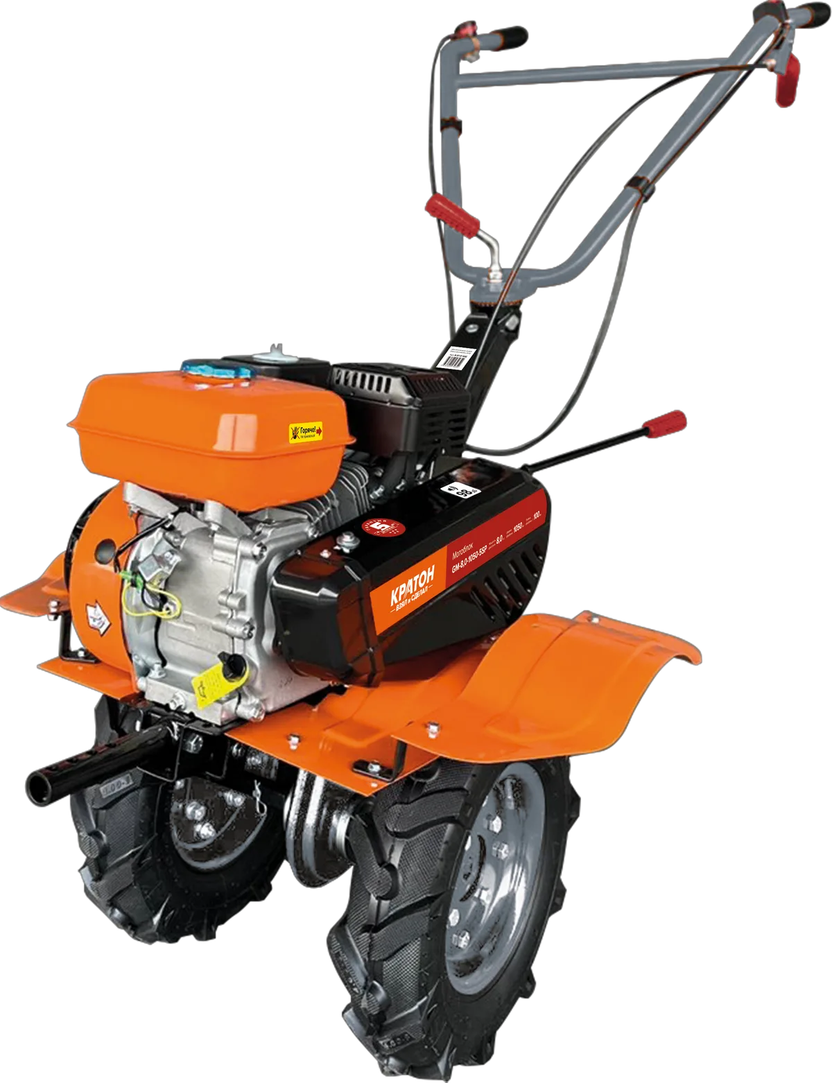 Мотоблок Кратон GM-8,0-1050-5SP, 8 л.с., 5 скоростей, 223 куб/см