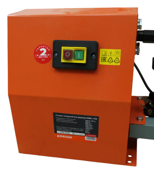 Токарный станок Кратон WML-1-02, 350Вт, 220В