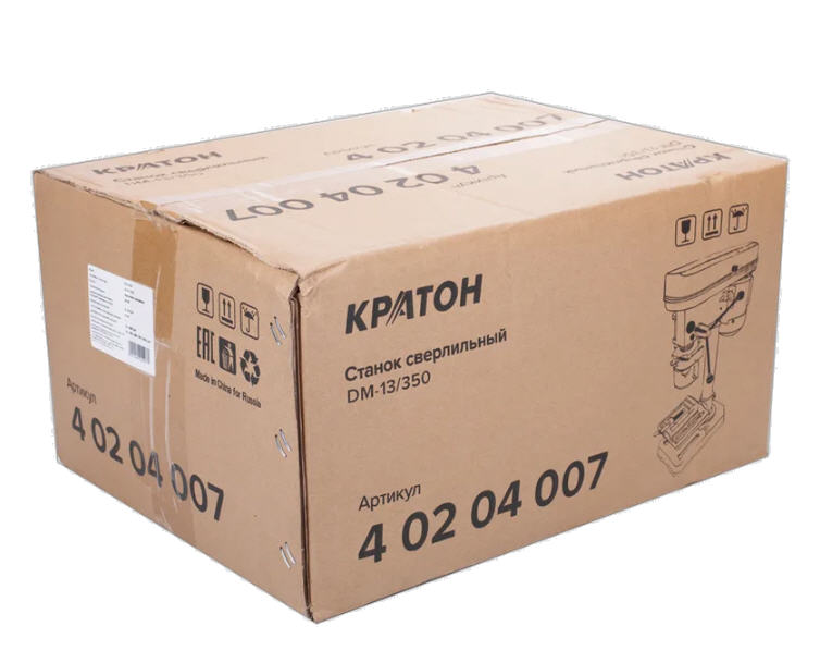 Станок сверлильный Кратон DM-13/350, 350Вт, 220В