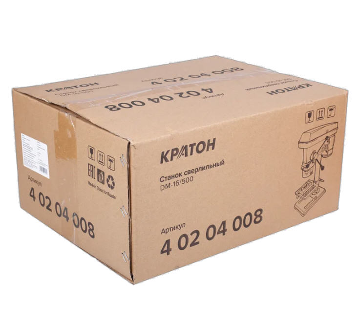 Станок сверлильный Кратон DM-16/500, 500Вт, 220В