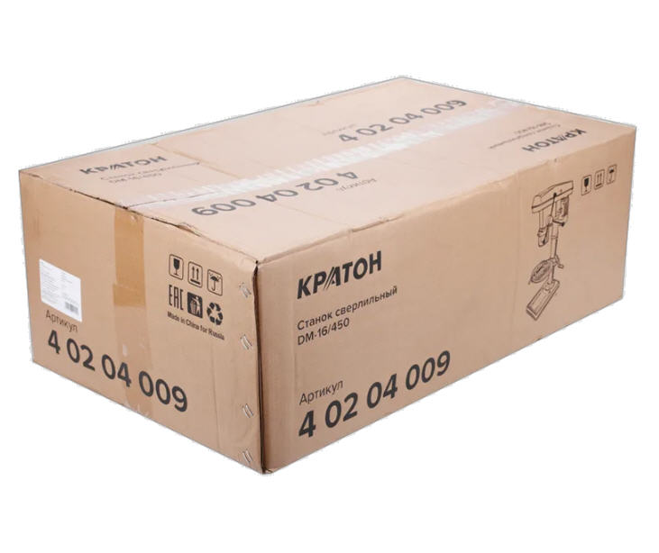 Станок сверлильный Кратон DM-16/450, 450Вт, 220В