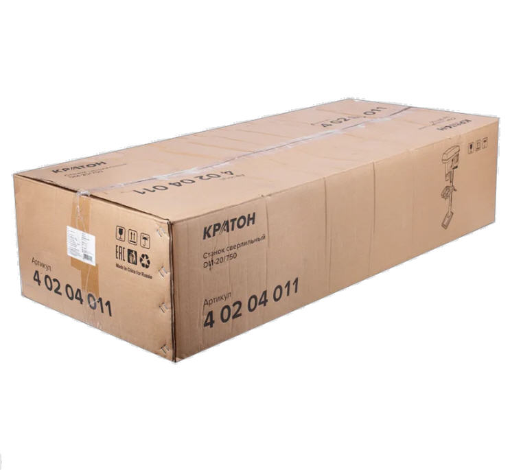 Станок сверлильный Кратон DM-20/750, 750Вт, 220В