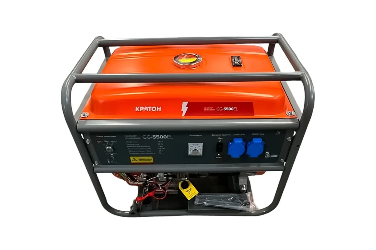 Генератор бензиновый Кратон GG-5500EL, 5.5кВт, электростартер