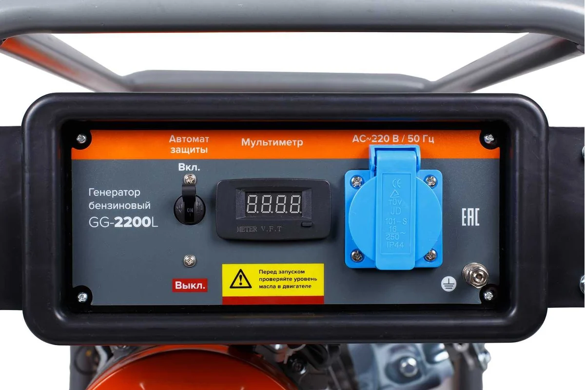 Генератор бензиновый Кратон GG-2200L, 2 кВт ручной старт