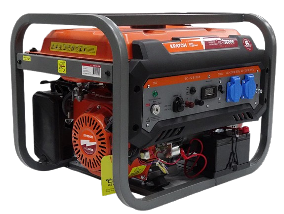 Генератор бензиновый Кратон GG-3600E, 3.5кВт, ручной-электростартер