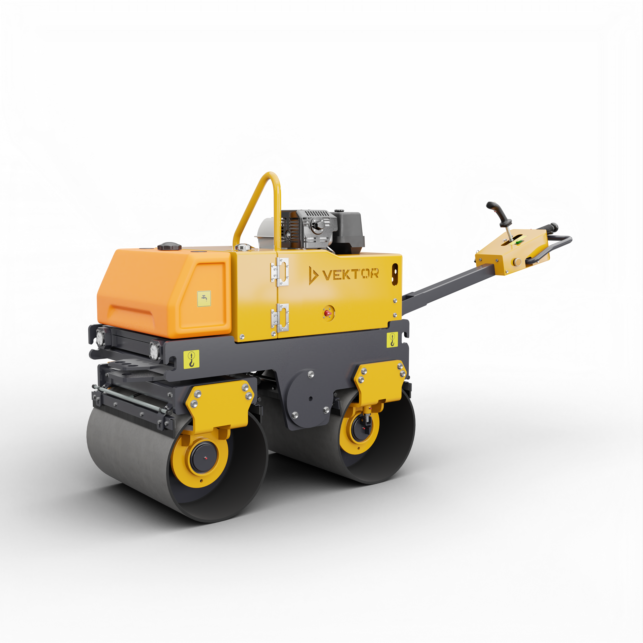 Виброкаток ручной двухвальцовый Vektor VRDR-800