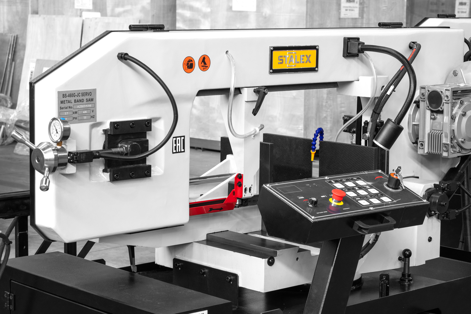 Гидравлический ленточнопильный станок Stalex BS-460G-JC SERVO
