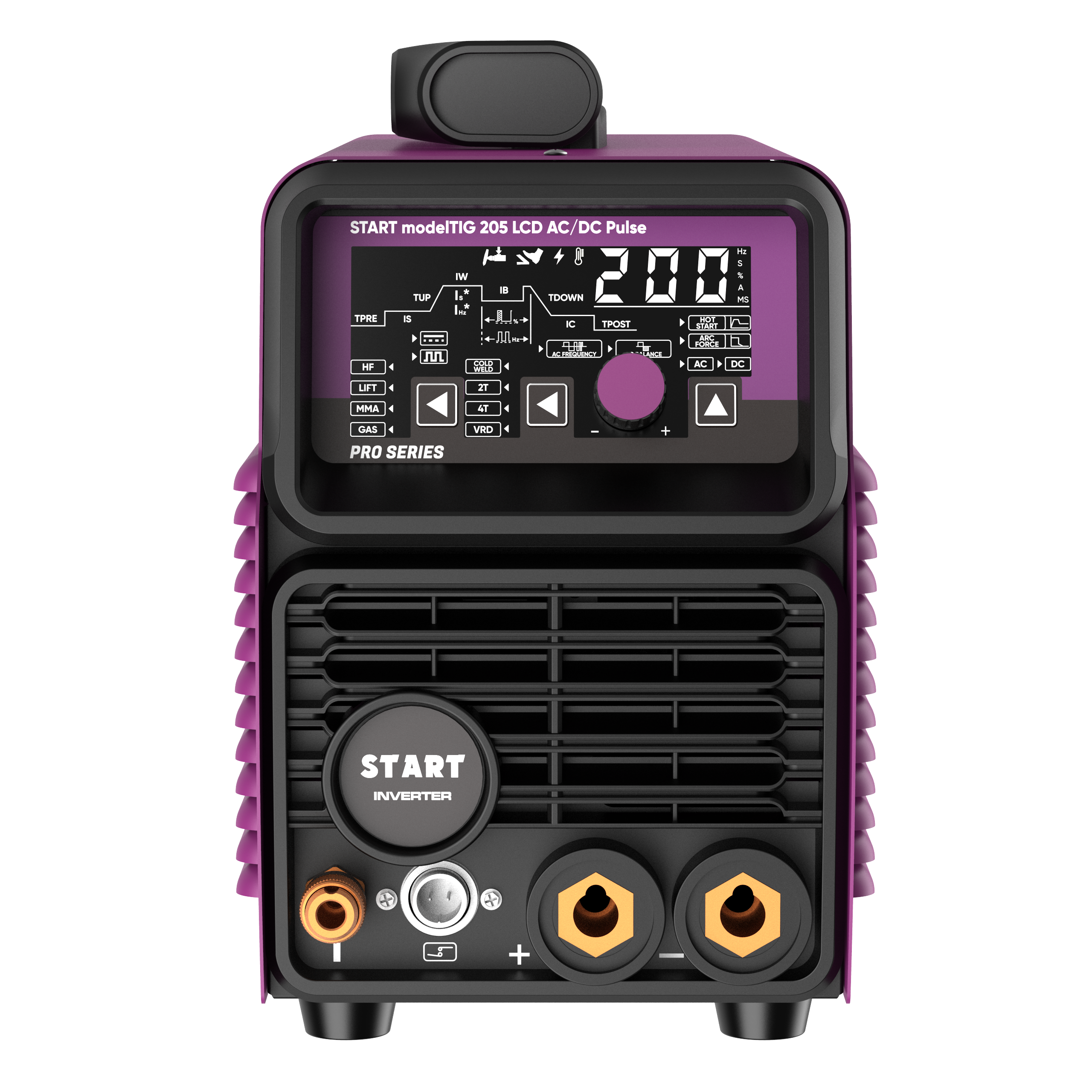 START modelTIG 205 LCD AC/DC TIG PULSE Установка аргонодуговой сварки 3W205APL