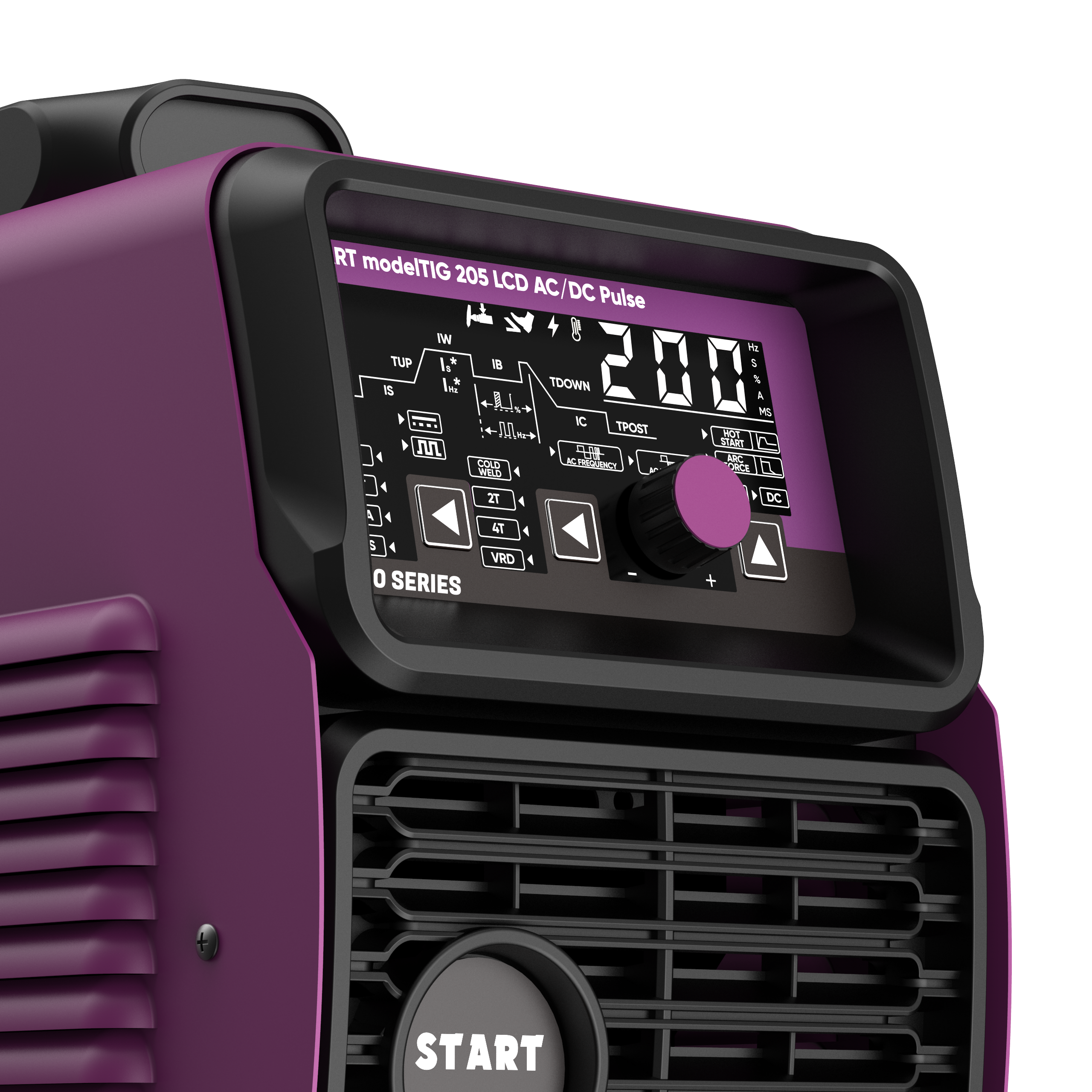 START modelTIG 205 LCD AC/DC TIG PULSE Установка аргонодуговой сварки 3W205APL