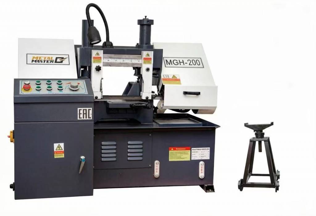 Полуавтоматический ленточнопильный станок MetalMaster MGH-200