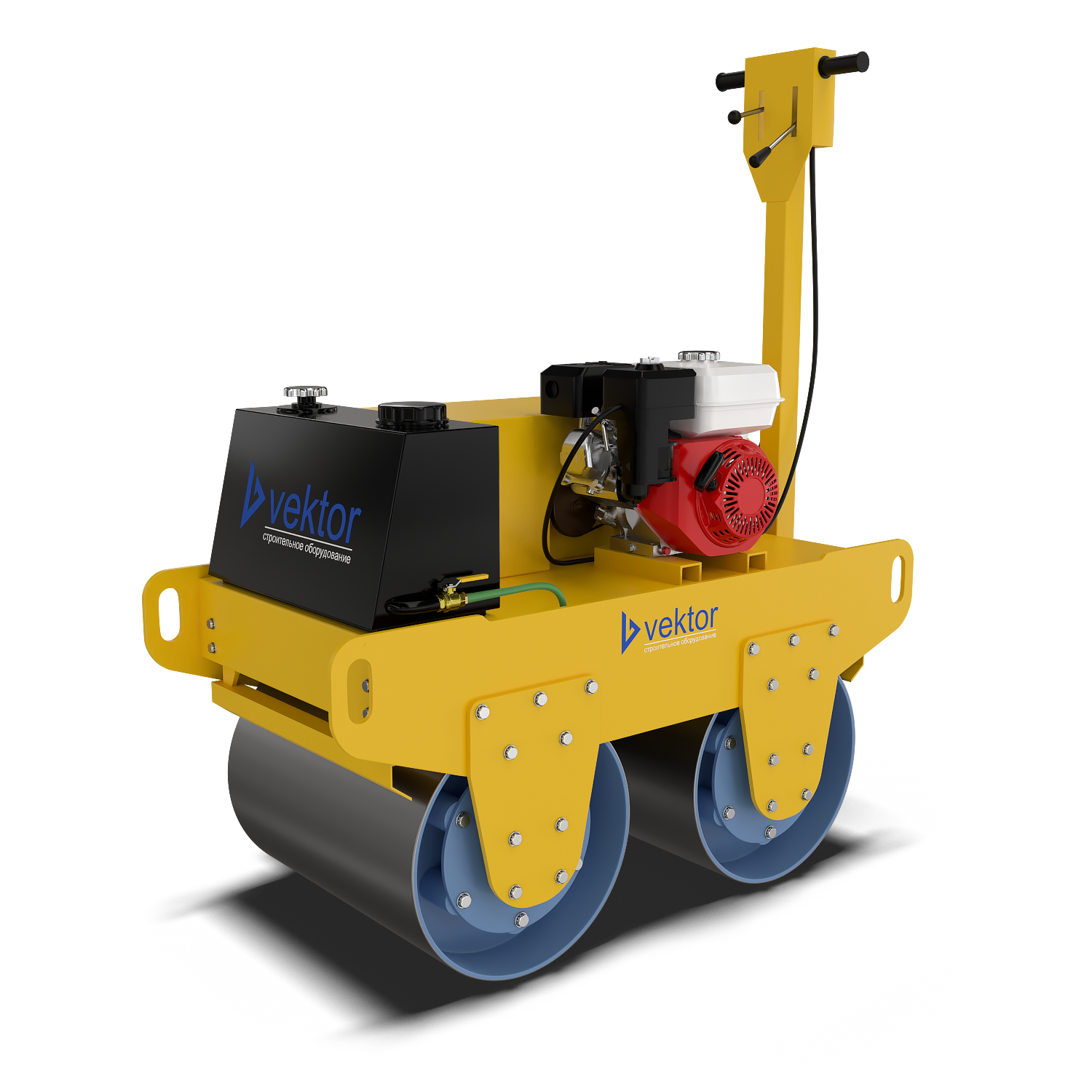 Виброкаток ручной двухвальцовый Vektor VRDR-600